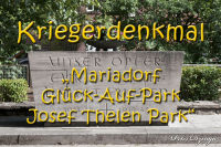 Kriegerdenkmal Mariadorf-Glück-Auf-Park - Josef Thelen Park