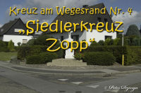 Kreuze am Wegesrand, 04. &quot;Siedlerkreuz Zopp&quot;, Foto-Nr. 2, 01.09.2002|50.86756561,6.13864838997