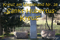 Kreuze am Wegesrand, 28. &quot;Sankt-Hubertus-Kreuz&quot;, Foto-Nr. 2, 08.02.2011|50.8576472197,6.18215
